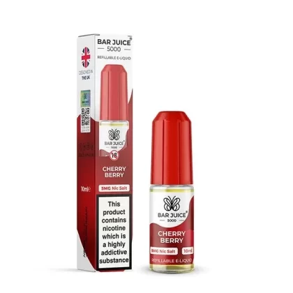 BAR JUICE CHERRY BERRY 10ML NIC SALT E-LIQUID