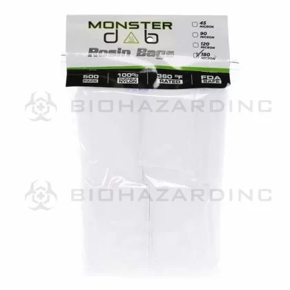 Monster Dab | Rosin Bags | 180μ – 3″ x 6″ – 500 Count - Ejuicewarehouse