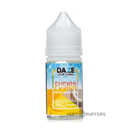 Daze Fusion Salt – Pineapple Coconut Banana Iced 30mL - Nicotine Strength#30mg>50mg