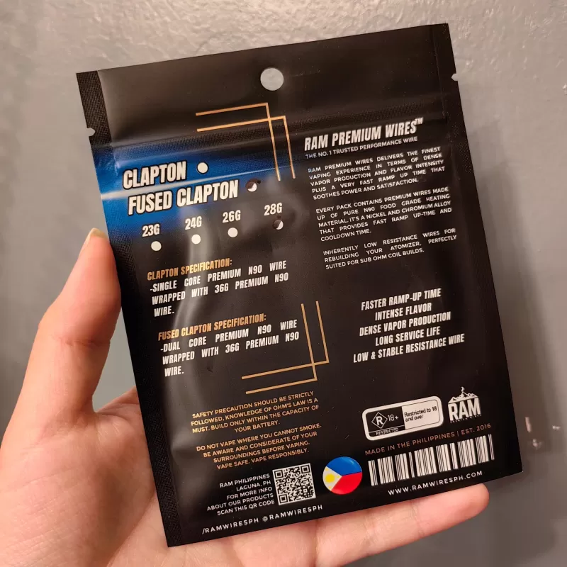 Ram N90 wire clapton, fused clapton & alien 1.5 meters - alien / 30g - Image 3
