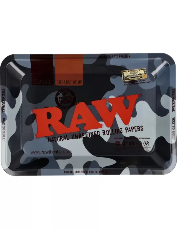 RAW Camouflage Rolling Tray – Smoking Accessories - Vapefully - Image 2