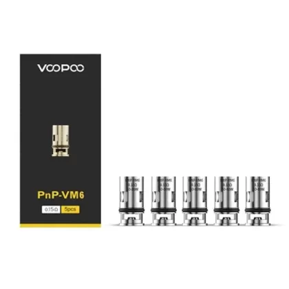 Voopoo PNP Coils (5 Pack) - Resistance#PnP-VM6>PnP-VM5>PnP-VM3>Pnp - TR1