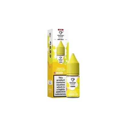 Crystal Clear Bar Salt Pineapple Lemon Burst E Liquid 10ml - Nicotine Strength#20mg>10mg (0D4592)