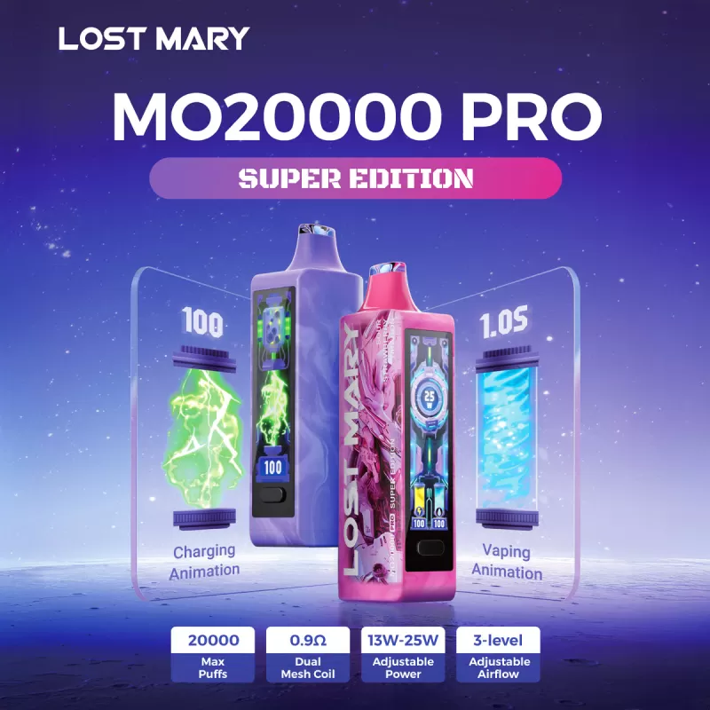 Lost Mary MO20K MO20000 Pro "SUPER EDITION" Disposable Device - 20000 Puffs - Scary Berry