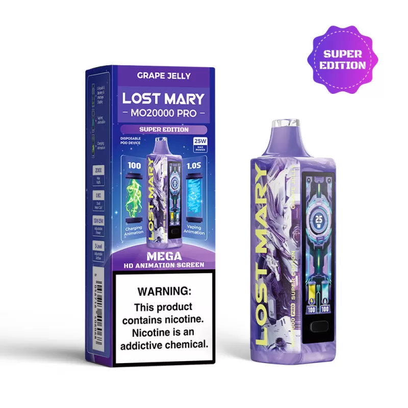 Lost Mary MO20K MO20000 Pro "SUPER EDITION" Disposable Device - 20000 Puffs - Scary Berry - Image 2
