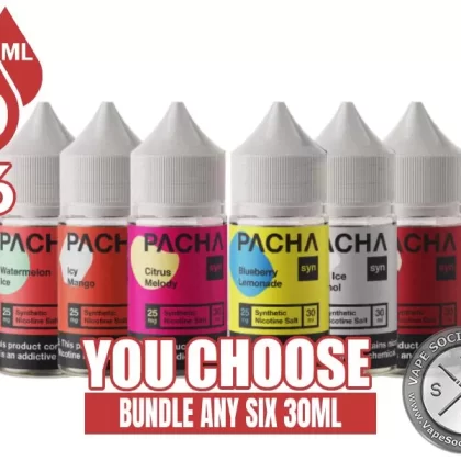 PACHA Salt Bundle 6x30ml (180ml)