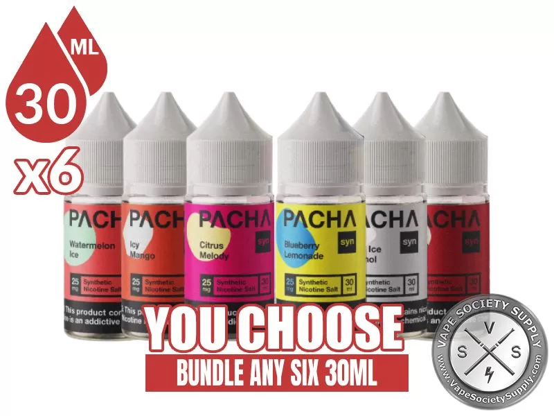 PACHA Salt Bundle 6x30ml (180ml)