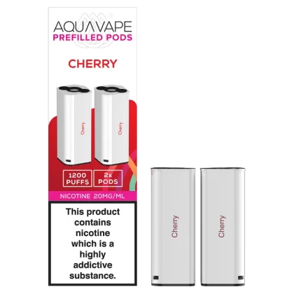 Cherry Aquavape 2in1 Pods - 20mg - Vape Product (F5F7F1)