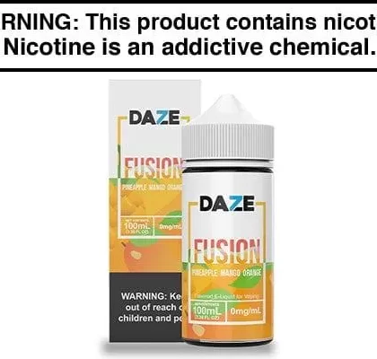 PINEAPPLE MANGO ORANGE BY 7 DAZE FUSION 100ML - Vapejuice