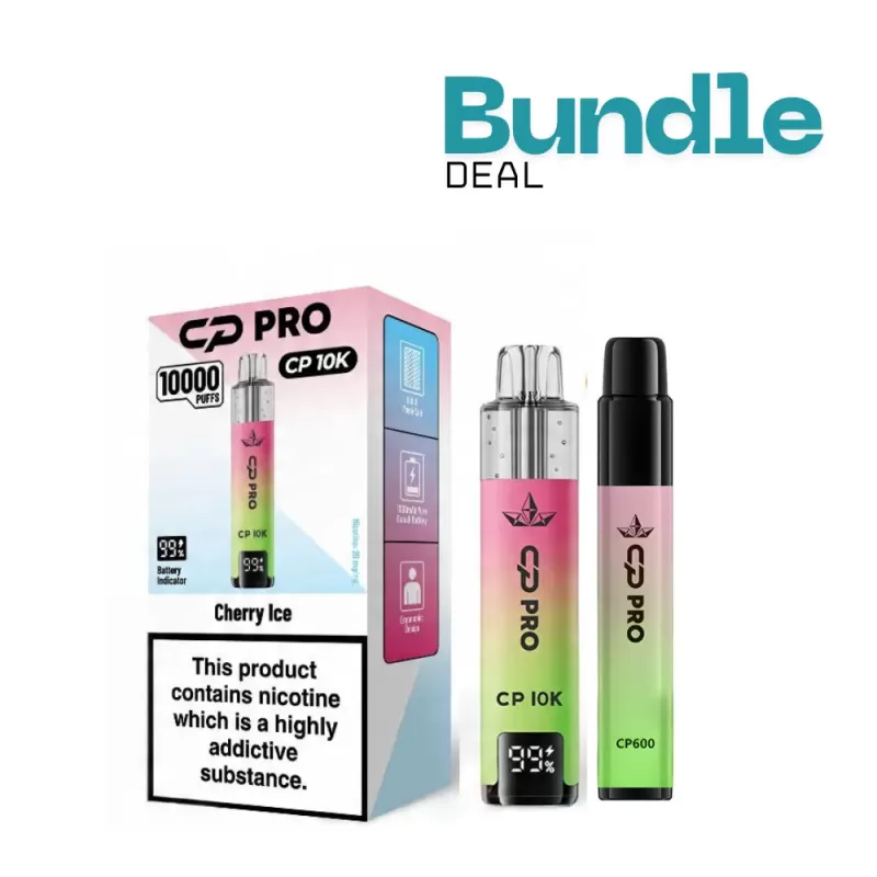 CP Pro CP10K Kit + CP Pro CP600 Kit Bundle - Strawberry Raspberry Ice / Blue Razz Cherry