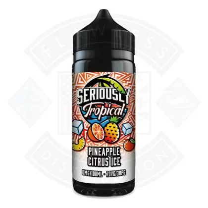 Doozy Vape Seriously Tropical – Pineapple Citrus Ice 0mg 100ml Shortfill - Eliquidsupply