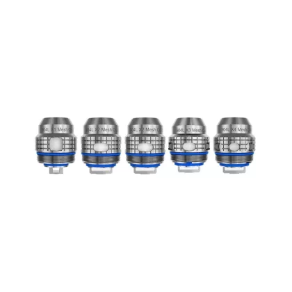 FREEMAX 904L X MESH COIL (5 PACK) - X1 MESH 0.15OHM, X2 MESH 0.2OHM; SS904L Mesh /Tea Fiber Cotton
