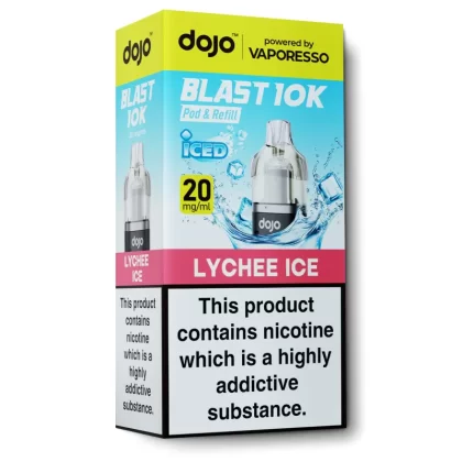 Lychee Ice Pod & Refill by Dojo Blast 10k - Ecigarettedirect Co