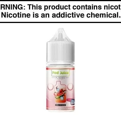 STRAWBERRY WATERMELON BY POD JUICE SALT PJ5000 SERIES 30ML - Vapejuice