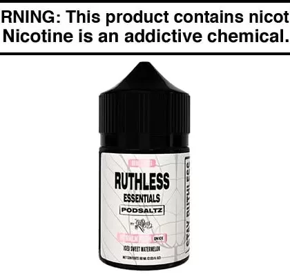 WTRMLN RUSH ON ICE BY RUTHLESS ESSENTIALS SALT 60ML - Vapejuice