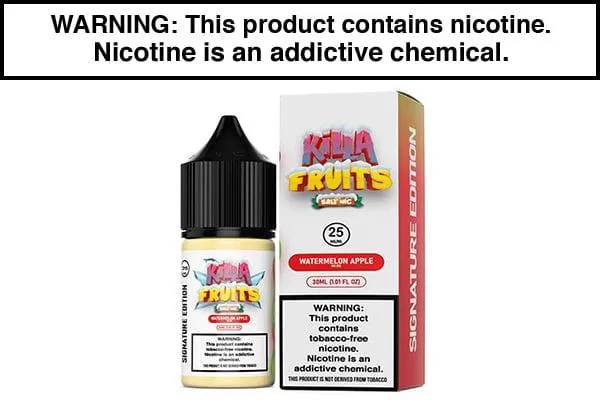 WATERMELON APPLE ICE BY KILLA FRUITS SALT 30ML - Vapejuice