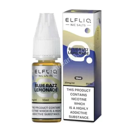 ELFBAR ELFLIQ Blue Razz Lemonade Nic Salt E-Liquid - Vapestreams Co