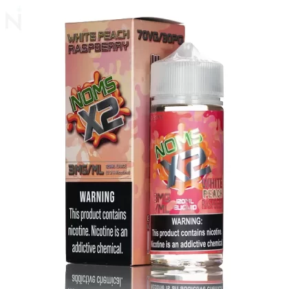 NOMS X2 E Liquid - White Peach Raspberry - 120mL - 6mg