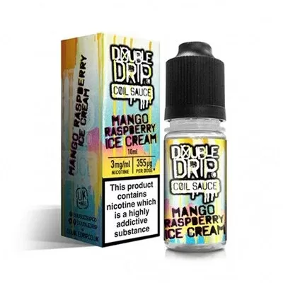 Mango Raspberry Ice Cream E-Liquid by Double Drip – 3MG 6MG