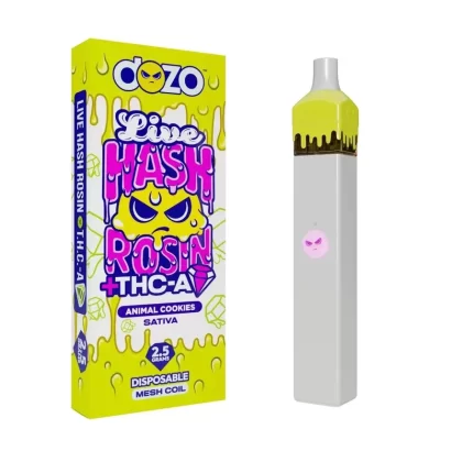 Dozo Live Hash Rosin THC-A Vaporizer – 2500mg