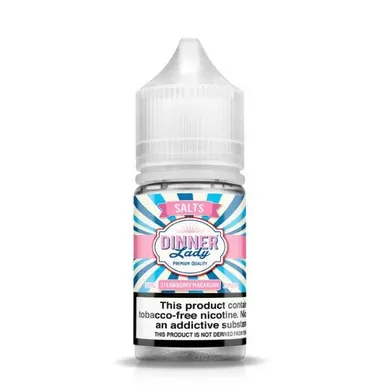 Strawberry Macaroon Dinner Lady TFN Salts E-Liquid 30mL