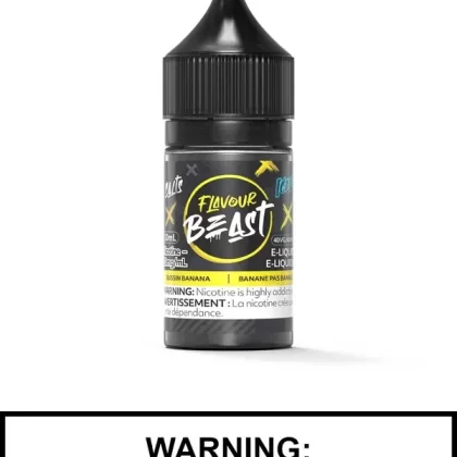 Bussin Banana Iced by Flavour Beast Salts
