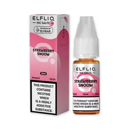 ELFLIQ Strawberry Snoow (Strawberry Ice Cream) Nic Salt - 10mg