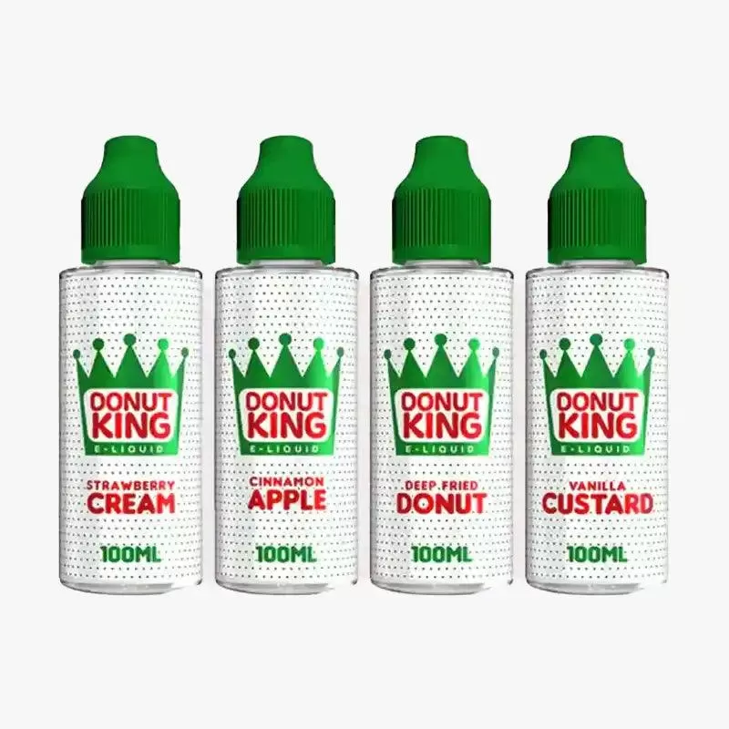 Donut King 100ml Shortfill E-Liquid - Delightful Lemon