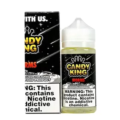 Candy King Worms 100mL (Sour Worms)