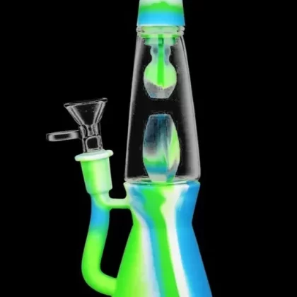 Lava Lamp Silicone Water Pipe - Ejuicewarehouse