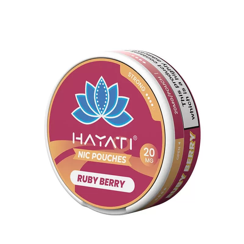 Hayati Ruby Berry Nicotine Pouches - Vape Product, Vape Product