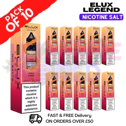 Triple Mango Elux Legend Nic Salt BOX OF 10