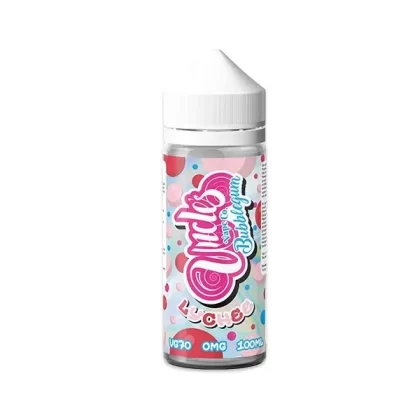 LYCHEE BUBBLEGUM E LIQUID BY UNCLES VAPE CO 100ML 70VG