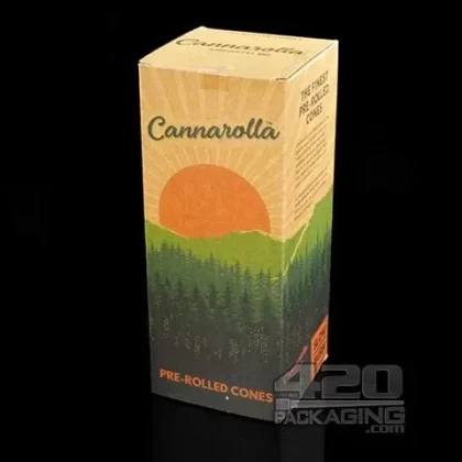 Cannarolla 98mm x 30mm Pre Rolled Natural Paper Cones 700/Box - Ejuicewarehouse