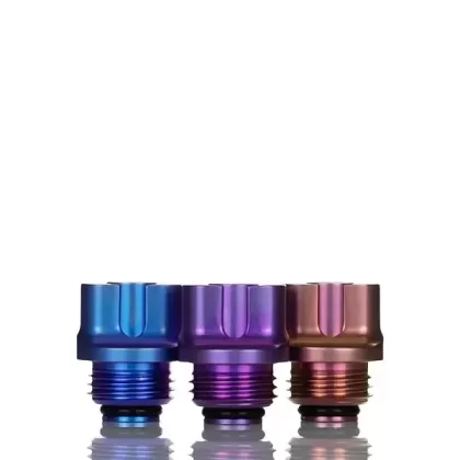 MK MODS TA Titanium Integrated Drip Tip - Aqua Blue, Blue Purple