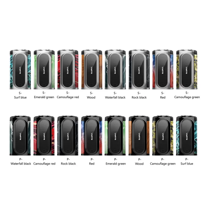 VOOPOO VMATE 200W TC Box Mod by dual 18650 batteries - P-Waterfall Black