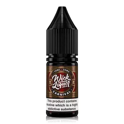 Carnival By Wick Liquor 10ml Nic Salt - Nicotine Strength#20mg (Salt)>10mg (Salt) (C201D4)