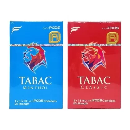Tabac – nanoPODS Cartridge (V2) - Classic, Menthol