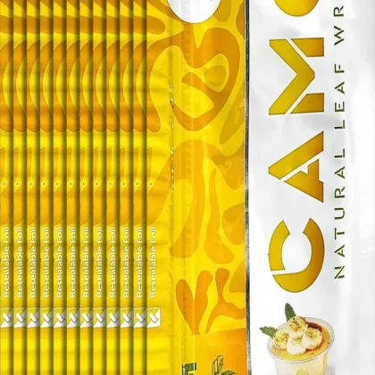 Camo Self Rolling Leaf Wraps Banana Custard