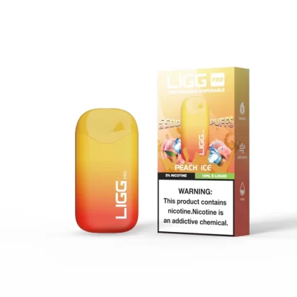 Ligg Pro 5500 Puffs Disposable Vape - Peach Ice