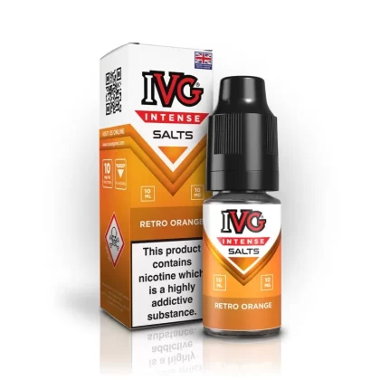 IVG Intense Nic Salt E Liquid Retro Orange - Nicotine strength#20mg>10mg (910063)