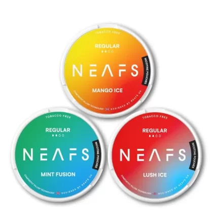 Neafs 8mg Regular Nicotine Pouches - Vape Product, Low; Blueberry Ice, Ice Cool