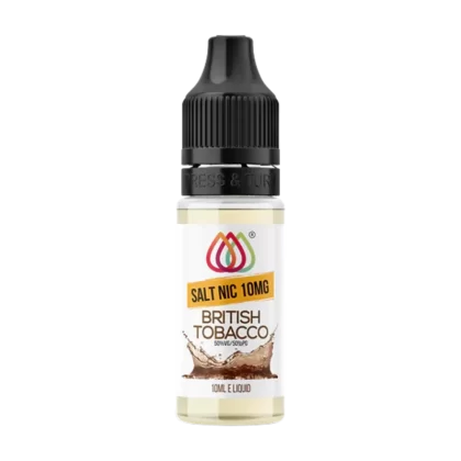 British Tobacco Nic Salt by Aquavape 10ml - 20mg - Vape Product