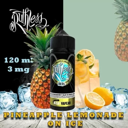Ruthless Pineapple Lemonade ON Ice 120Ml - Vape Store