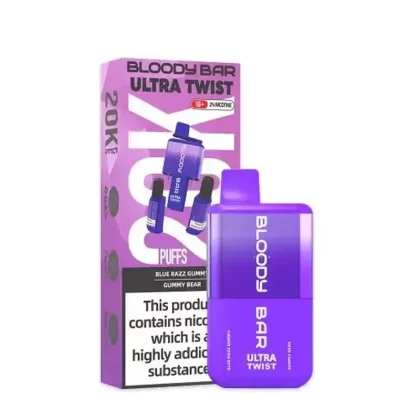 Bloody Bar Ultra Twist 20000 Prefilled Vape Pod Kit – Box of 5