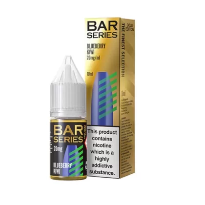 Bar Series Blueberry Kiwi Gold Salts 10mg Nicotine E-Liquid - Vapourdays Co