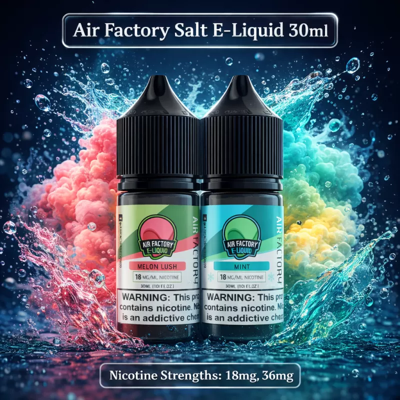 Air Factory Salt E-Liquid 30ml - Tobacco / 18mg - Vapeciga