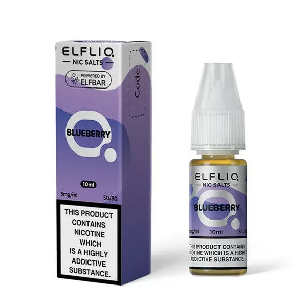Elfliq Blueberry Nic Salts by Elf Bar