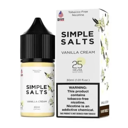 Vanilla Cream Nicotine Salt by Simple Salts - Ecigpremium