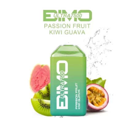 BIMO Ultra 7500 Puffs – Passion fruit Kiwi Guava - Vape Store